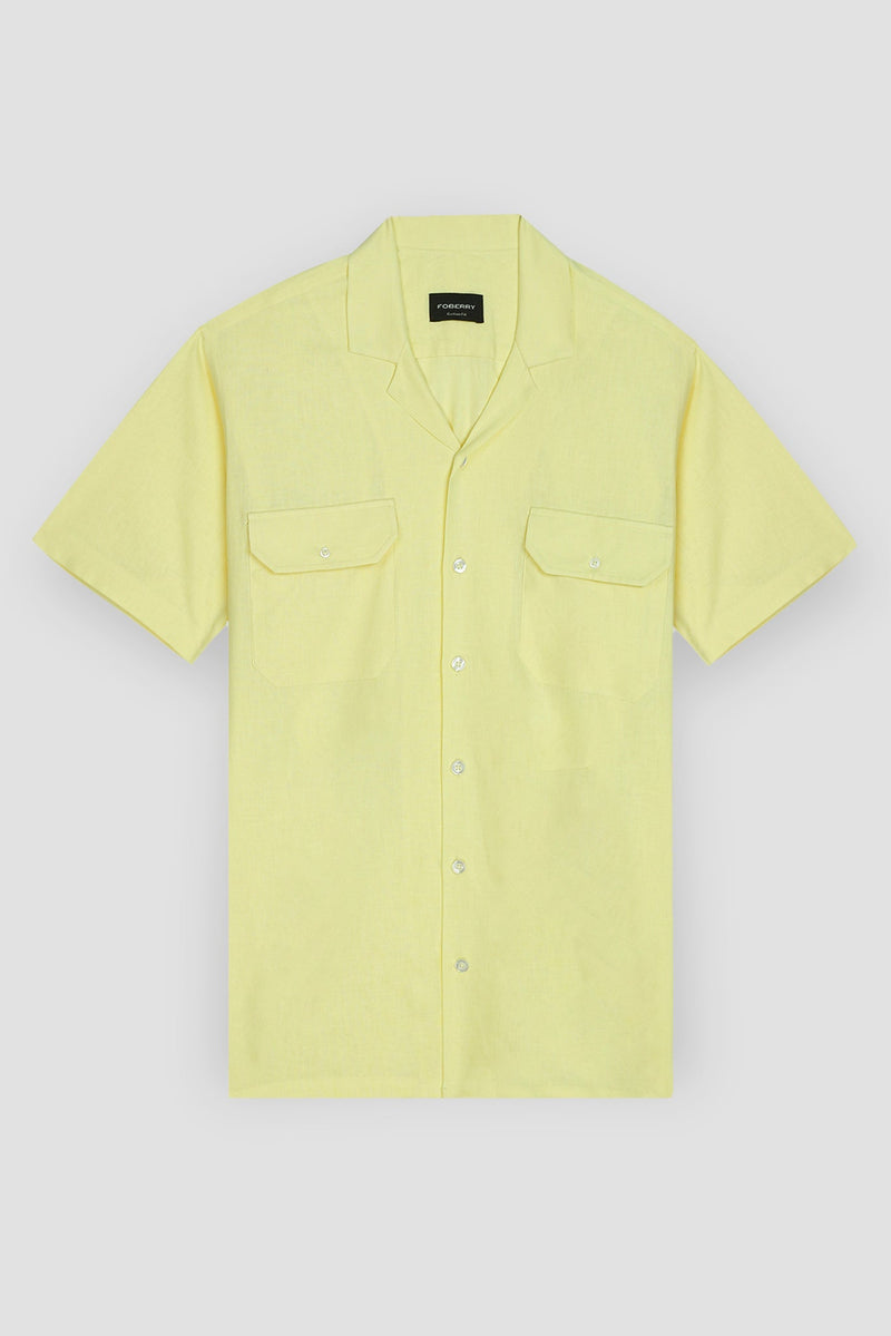 Soft Yellow Irish Linen safari