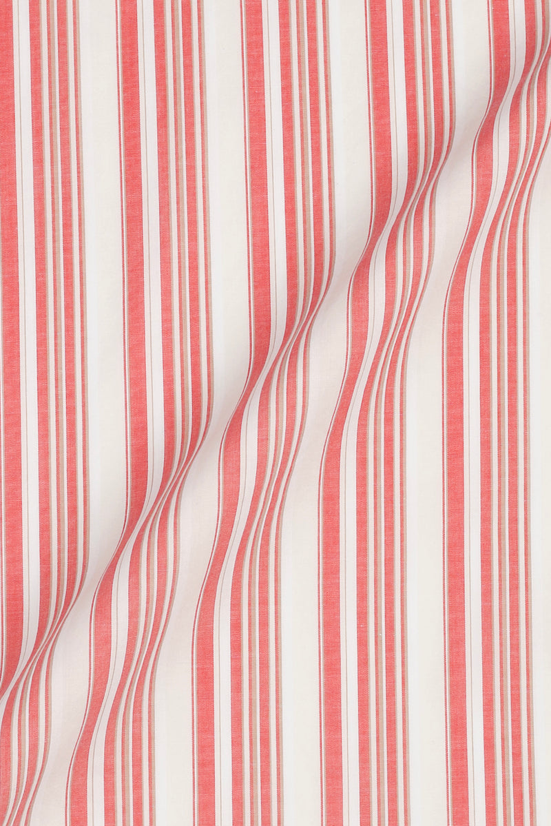 Fuchsia Barcode Striped Shirt