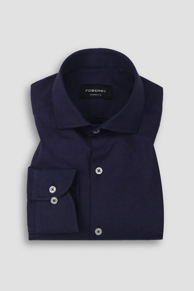 Purple Indigo Irish Linen Shirt