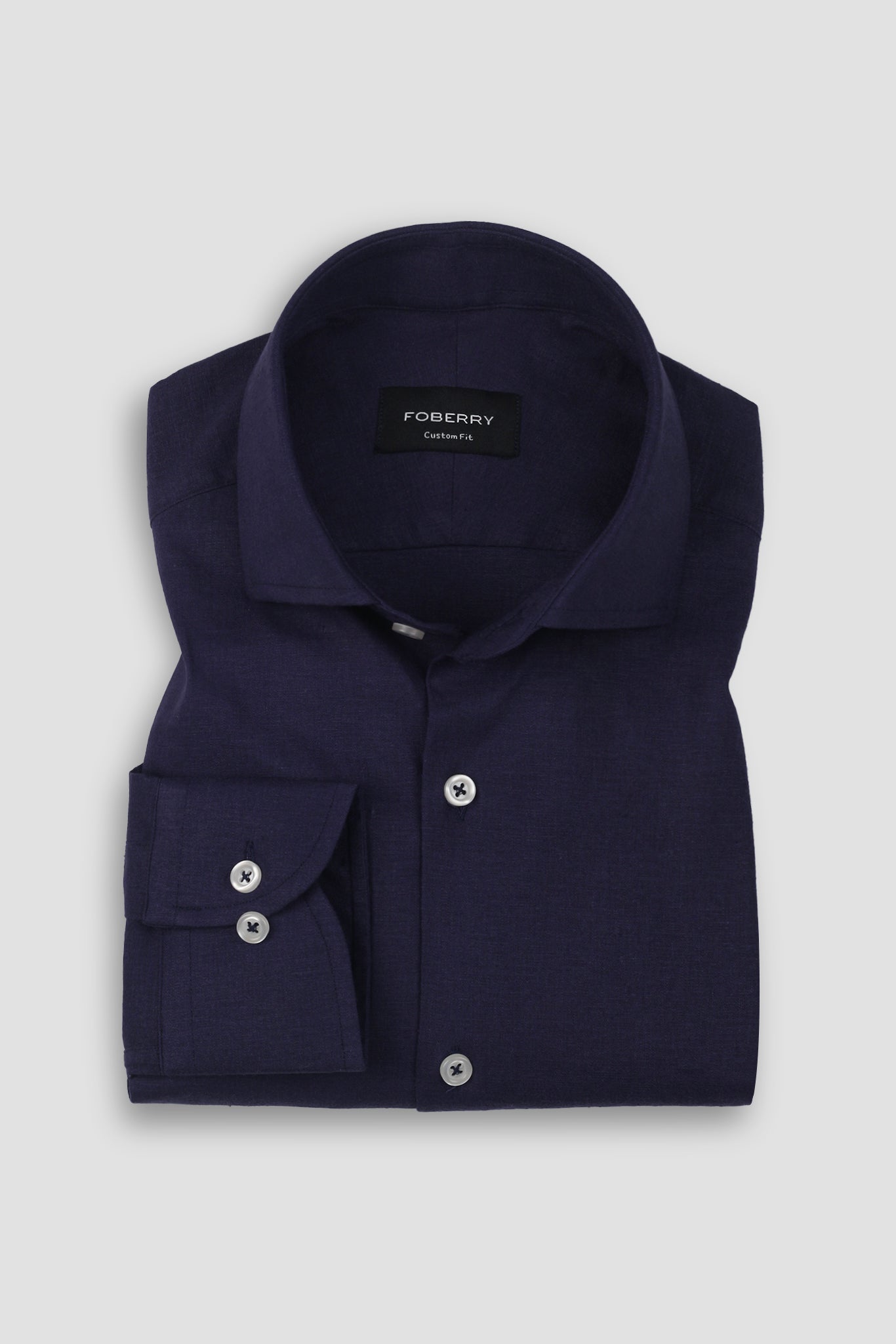 Purple Indigo Irish Linen Shirt
