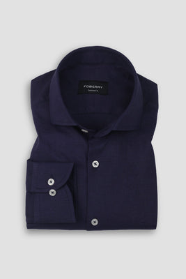 Purple Indigo Irish Linen Shirt