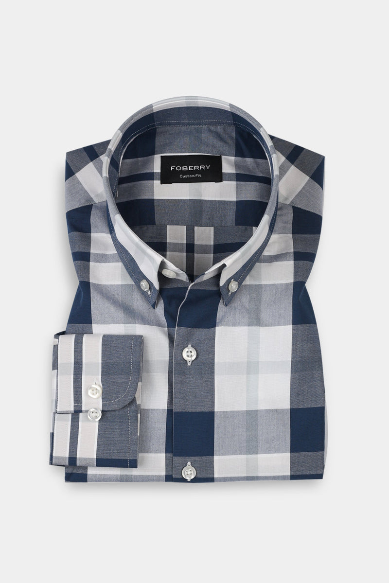 Multi Blue Madras Shirt