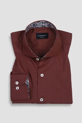 Brown Egyptian Poplin Shirt