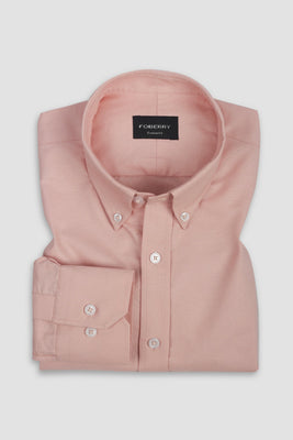 Pastel Peach Oxford Shirt