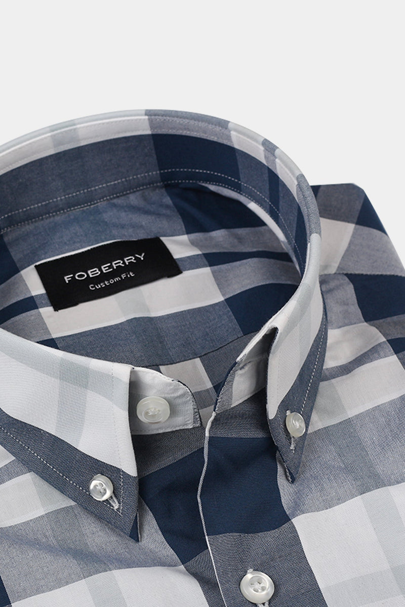 Multi Blue Madras Shirt