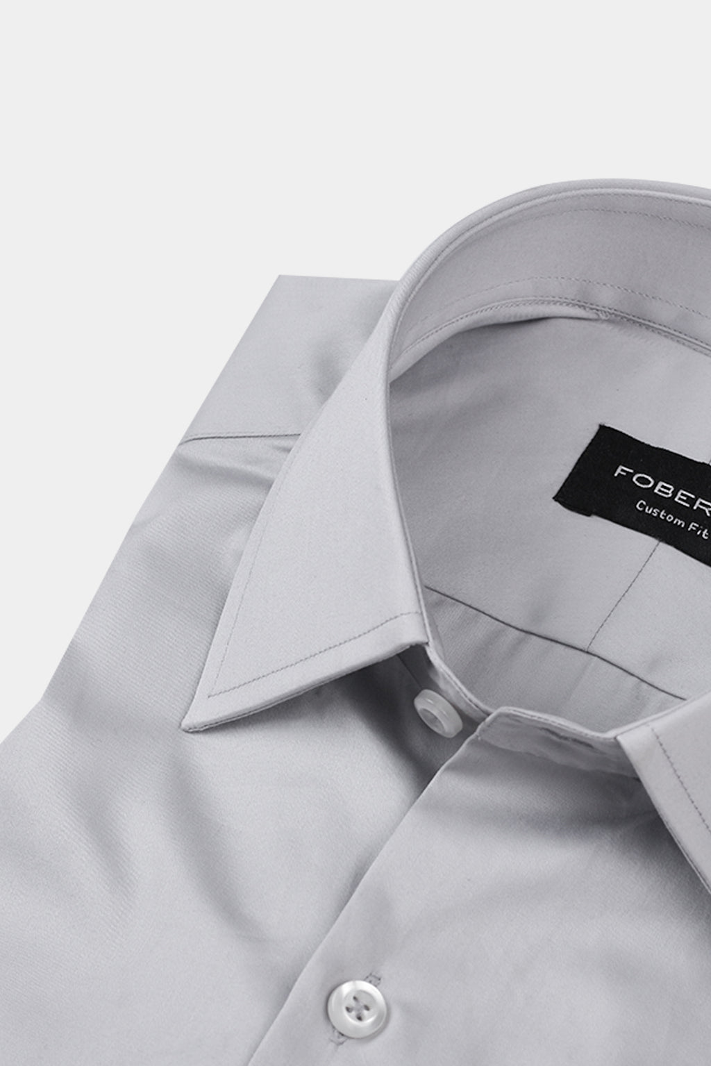 Platinum Grey Egyptian Poplin Shirt
