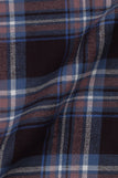 Brown & Blue Tartan Winter Flannel