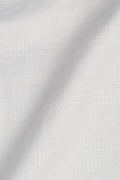 White Structured Linen