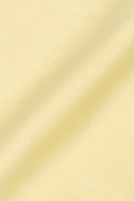Pastel Yellow Cotton Linen
