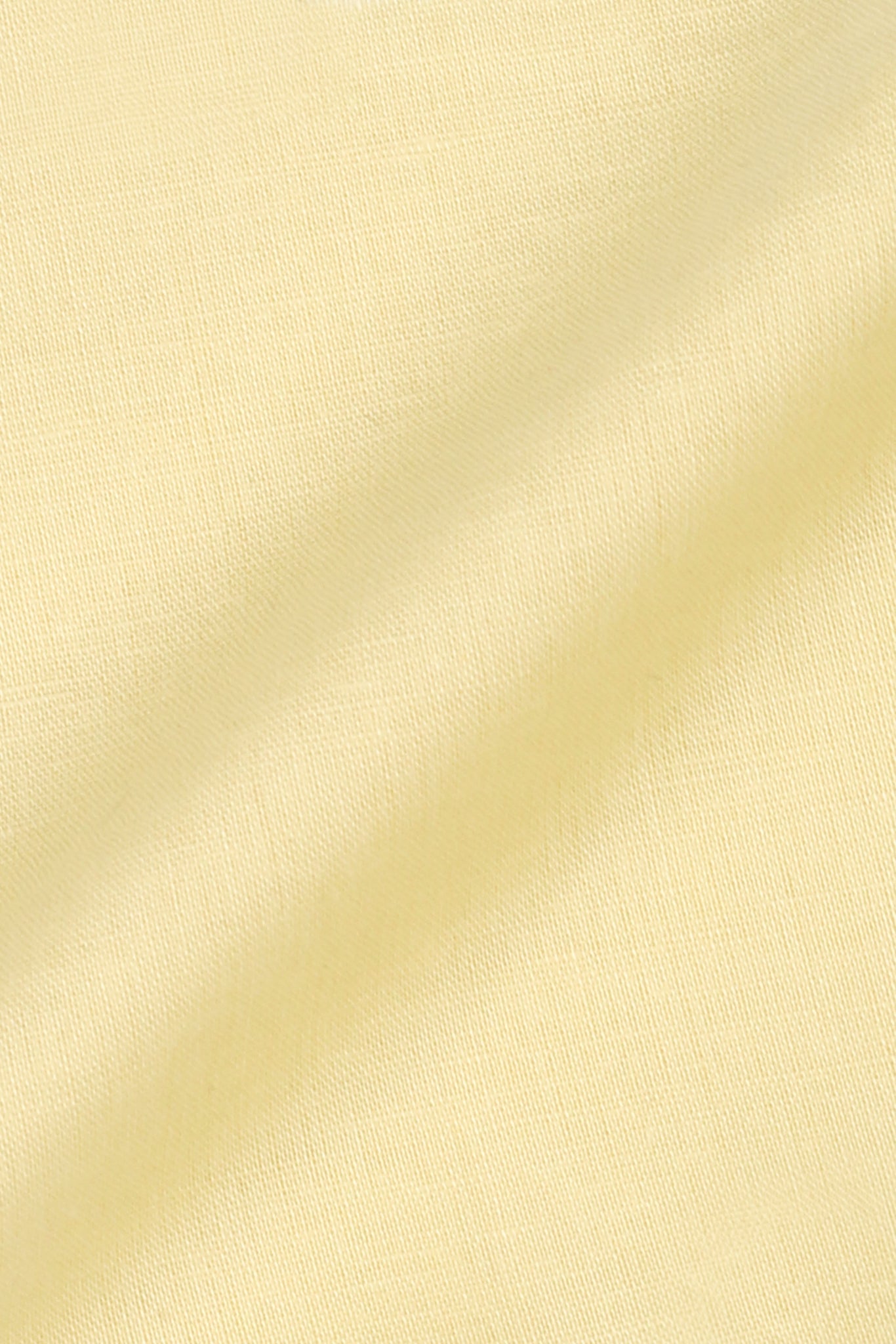 Pastel Yellow Cotton Linen Shirt