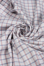 Load image into Gallery viewer, Fuschia White Tartan Flannel