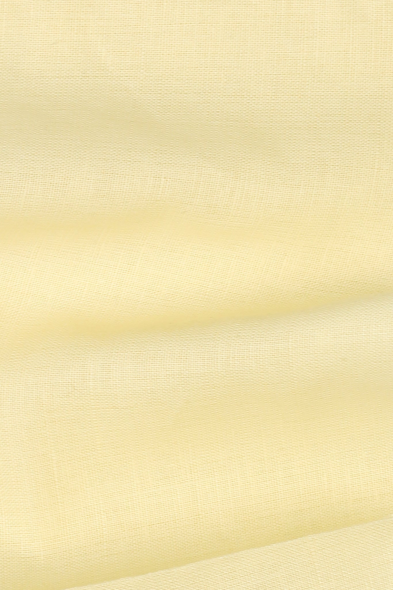 Pastel Yellow Cotton Linen Shirt