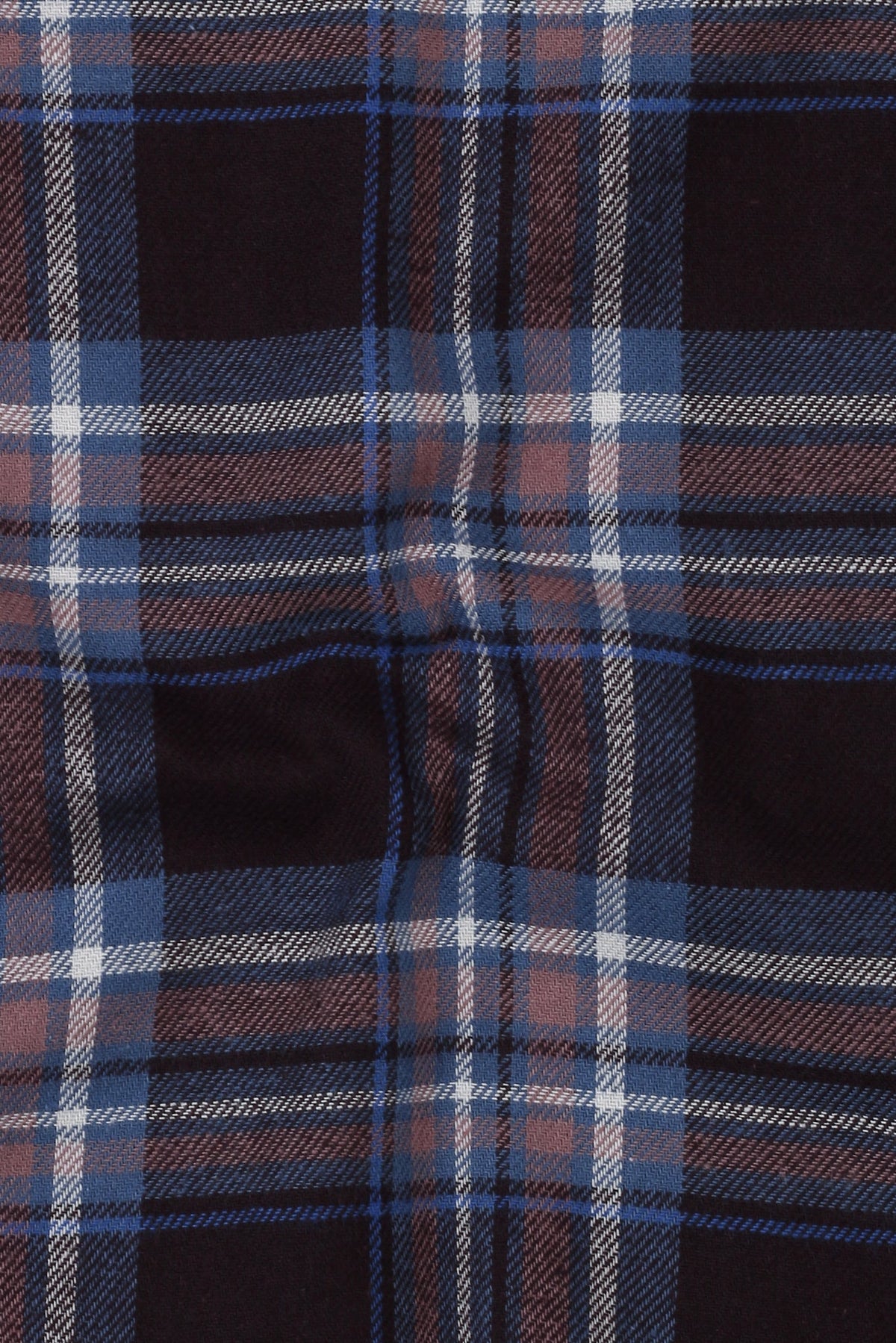Brown & Blue Tartan Winter Flannel