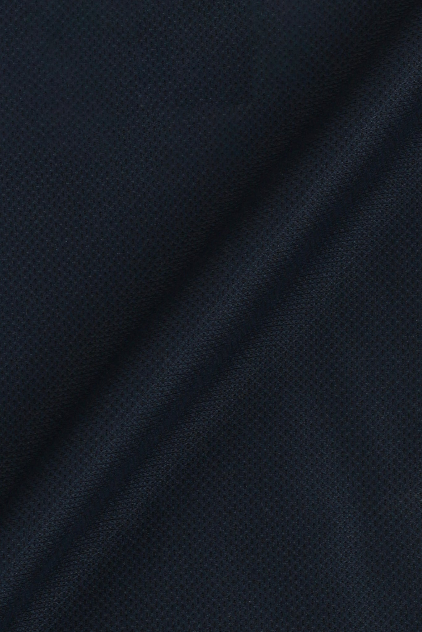 Crispy Navy blue Leno Weave Shirt