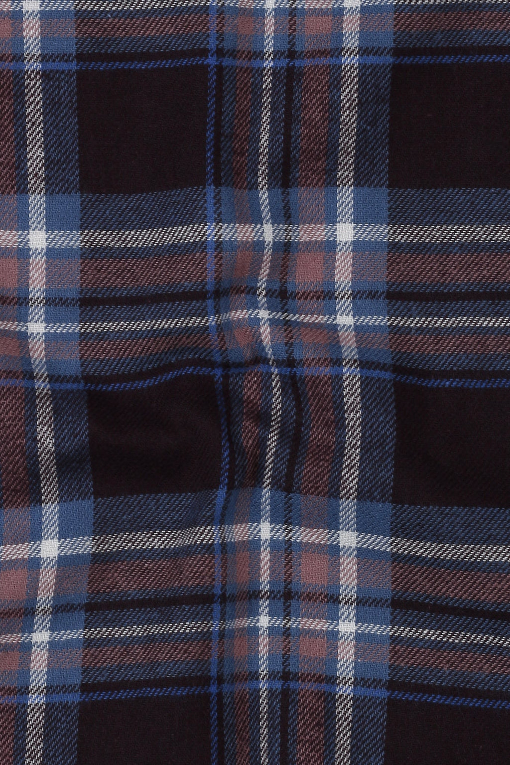 Brown & Blue Tartan Winter Flannel Shirt