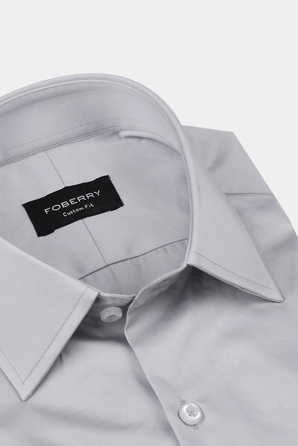 Platinum Grey Egyptian Poplin Shirt
