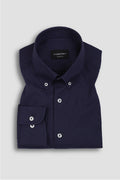 Indigo Blue Linen Shirt