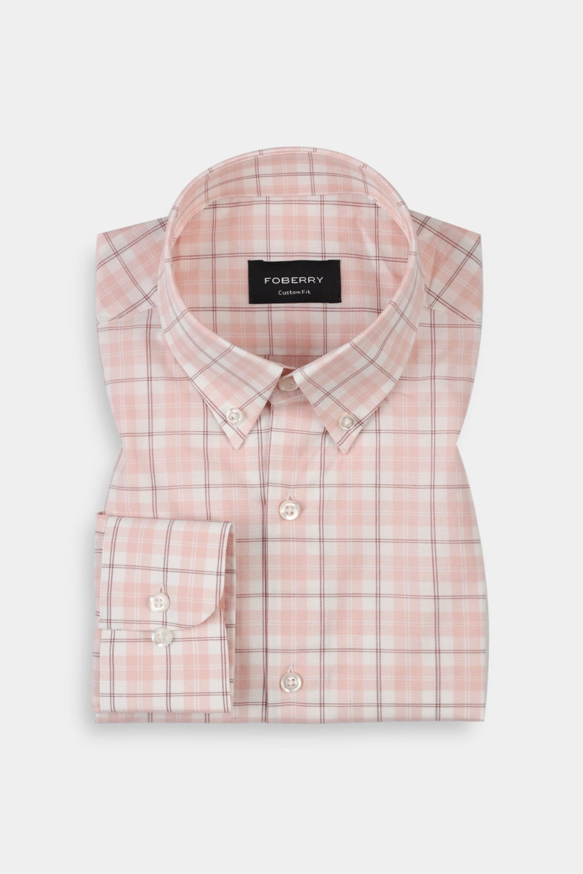 Peach Pink Madras Shirt