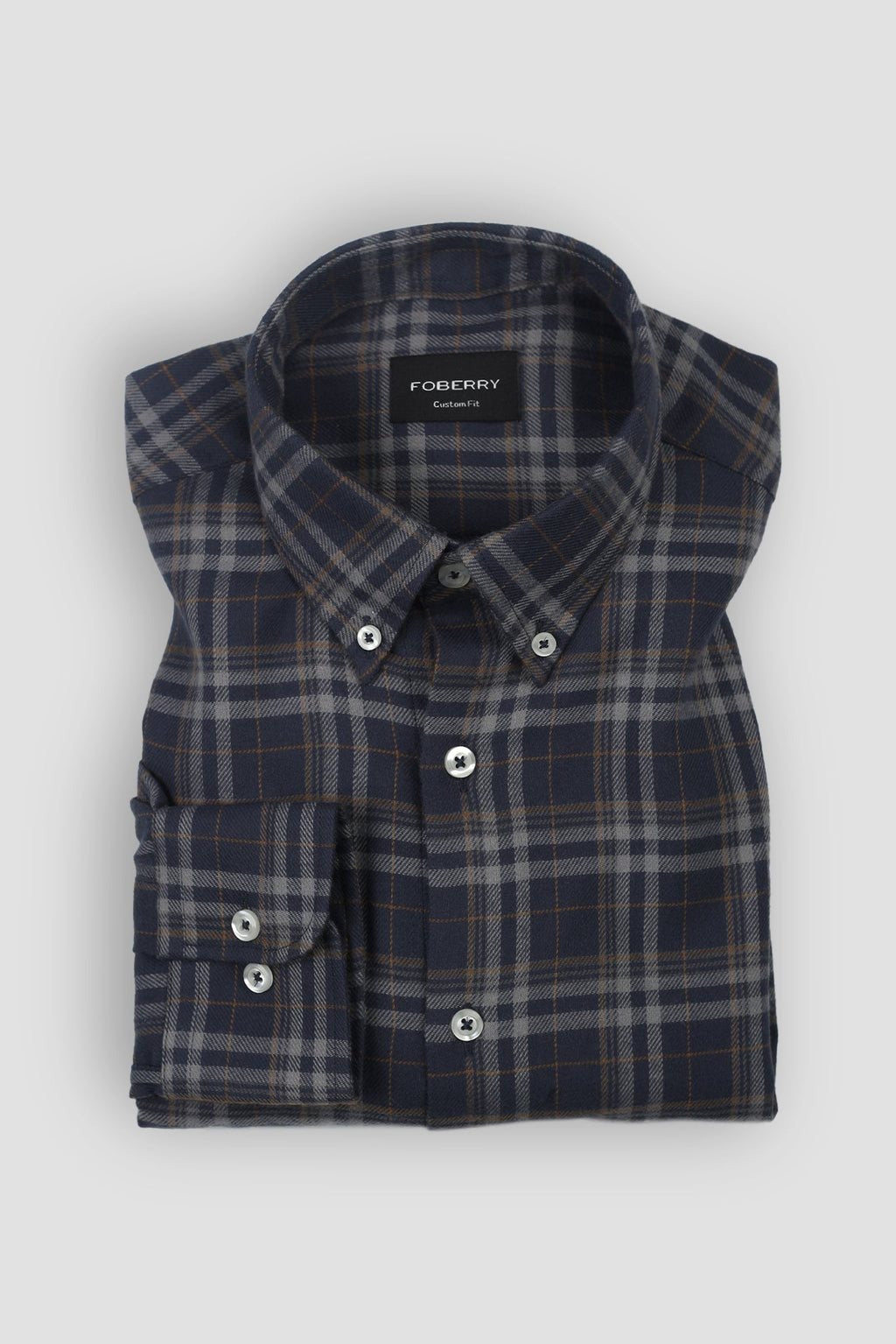 Aegon Mustard Tartan Winter Flannel Shirt
