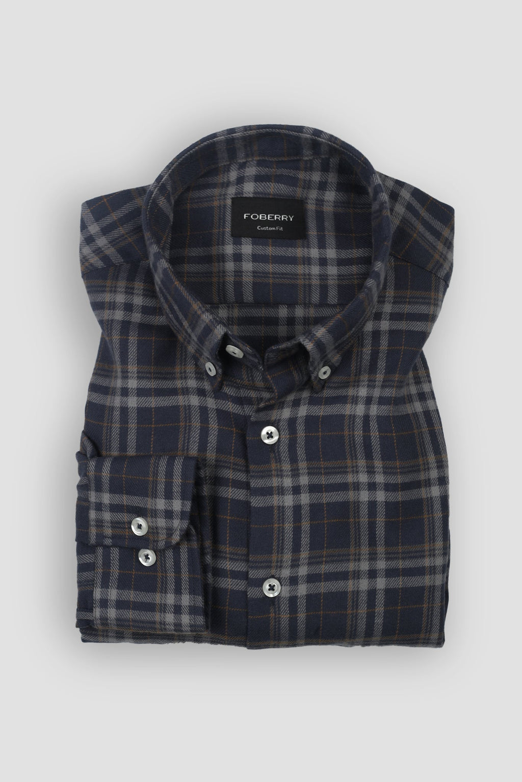 Aegon Mustard Tartan Winter Flannel Shirt