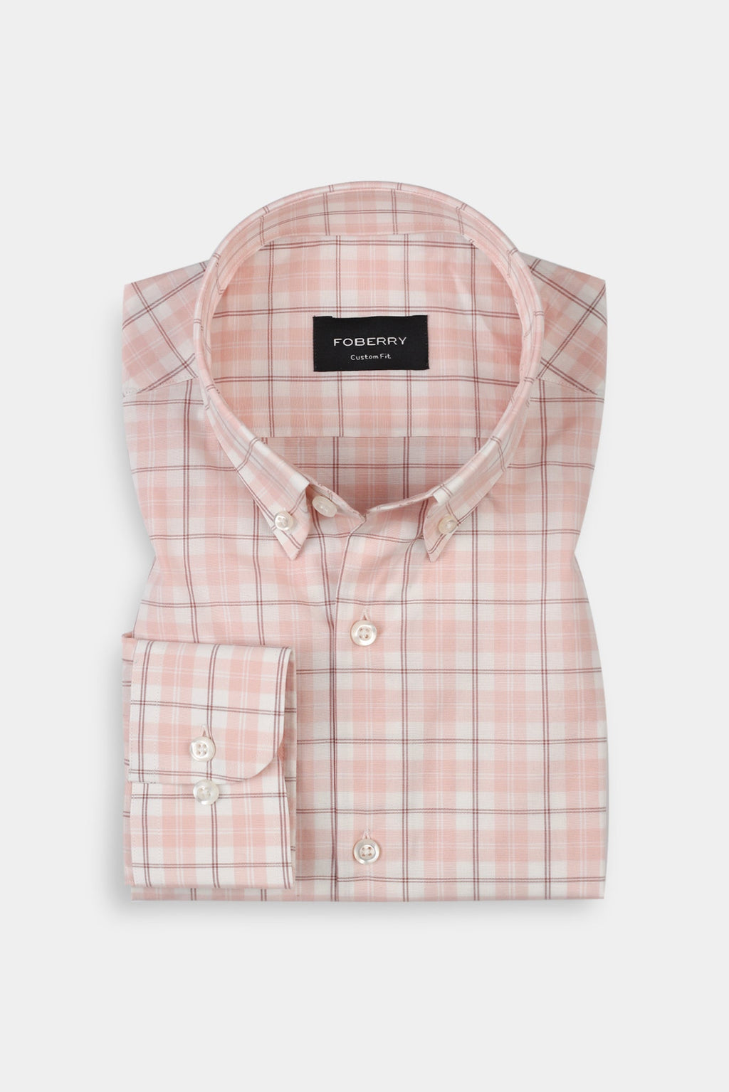 Peach Pink Madras Shirt