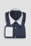 Slate Blue Egyptian Poplin Shirt