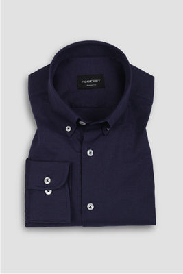 Indigo Blue Linen Shirt