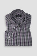 Magenta & Black Gingham Shirt