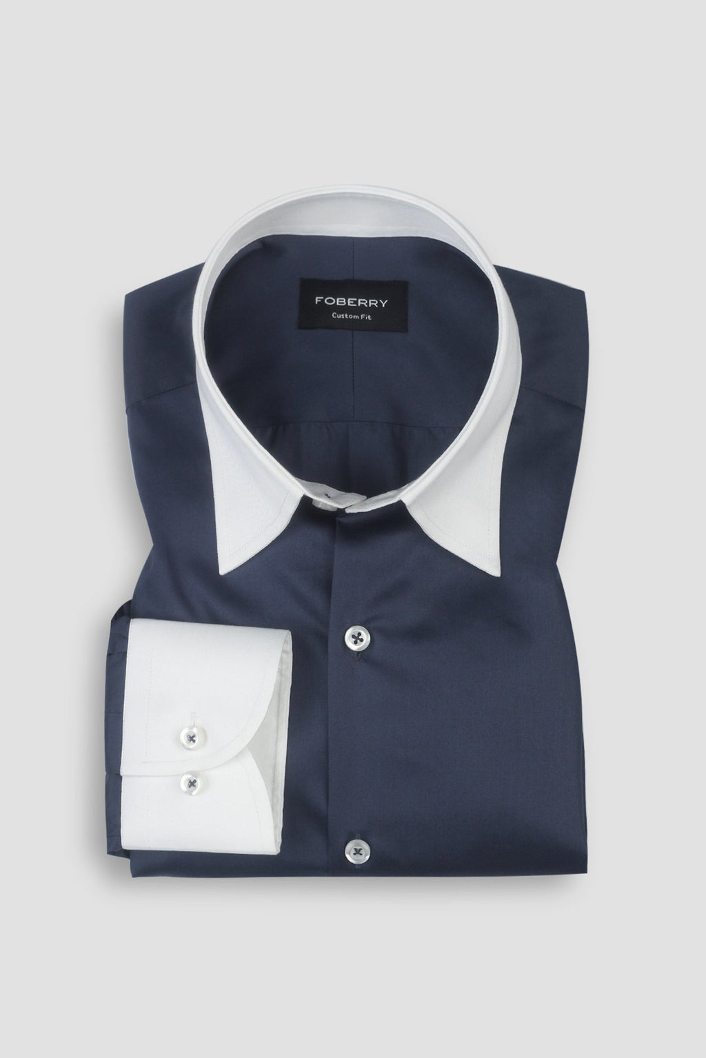 Slate Blue Egyptian Poplin Shirt