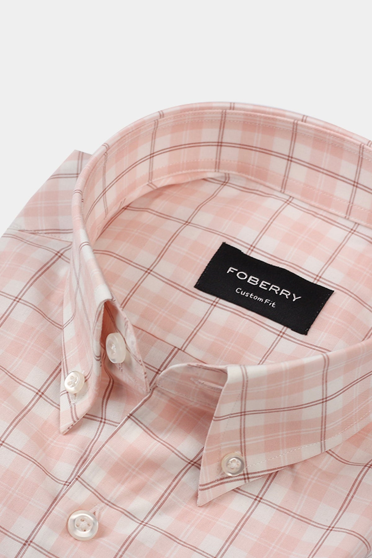 Peach Pink Madras Shirt