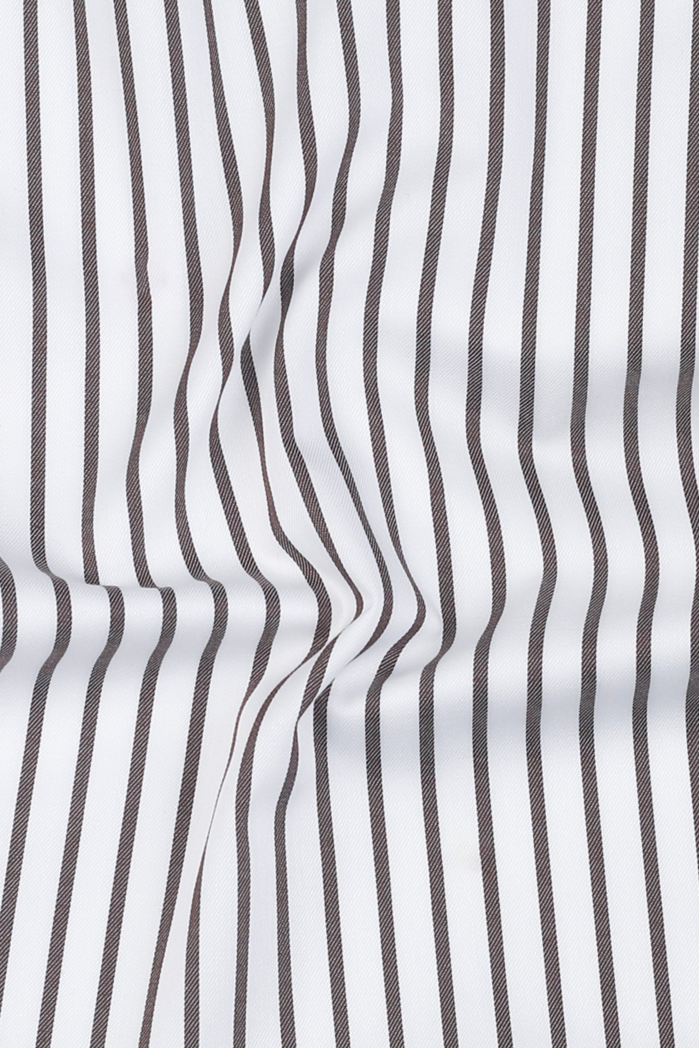 Brown Twill Striped