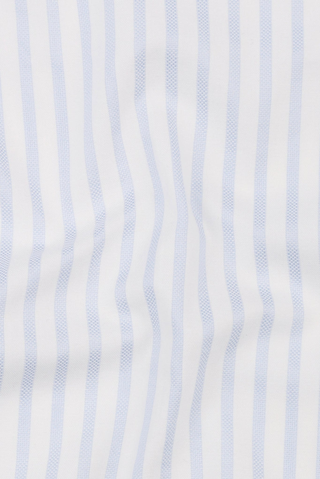 Sky Blue Structured Striped Shirt
