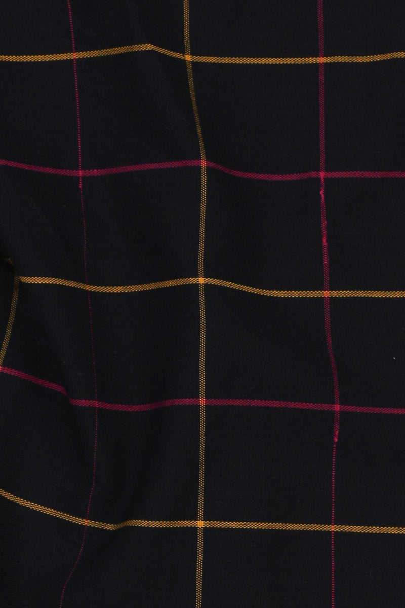 Magenta & Yellow Windowpane
