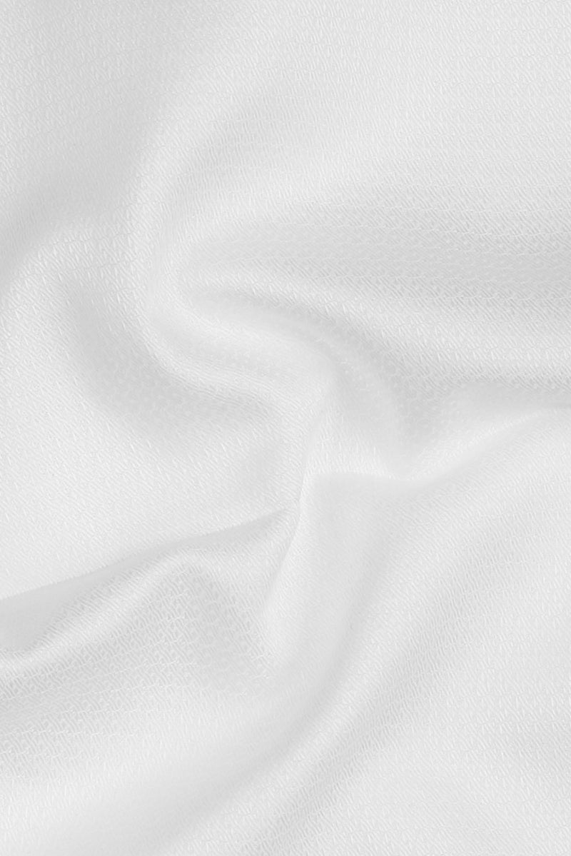White Micro Dobby Shirt