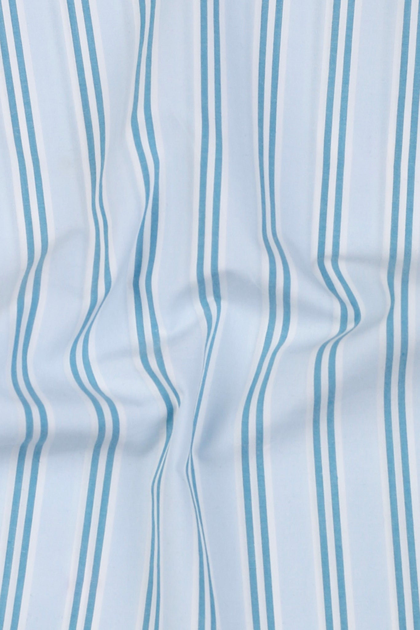 Soft Teal Green Dual Striped Shirt