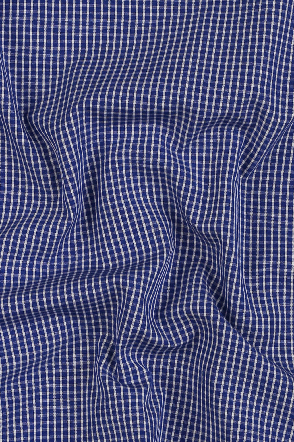 Blue & White Mini Grid Shirt