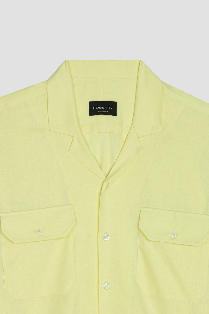 Soft Yellow Irish Linen safari