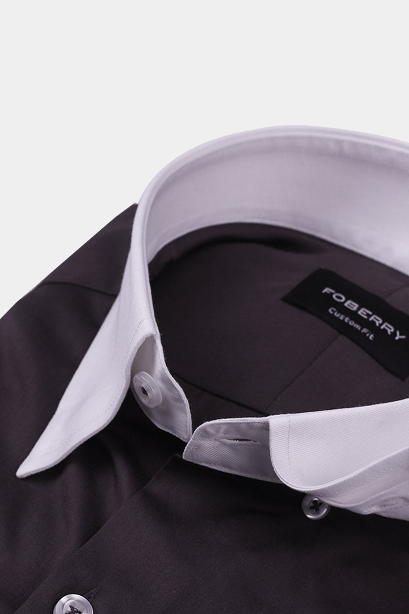 Dark Mauve Egyptian Poplin Shirt