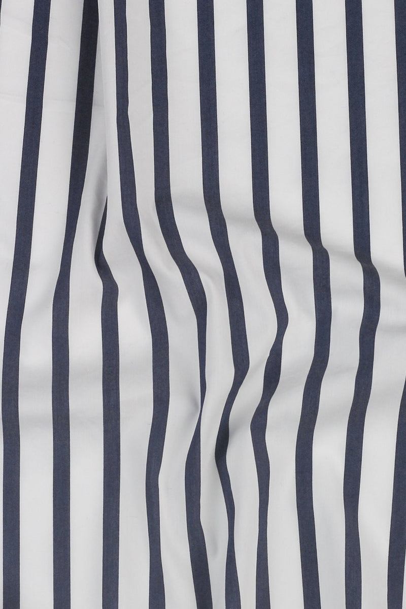 Bold Midnight Blue Striped