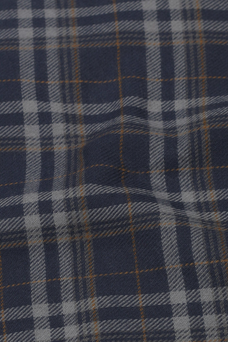 Aegon Mustard Tartan Winter Flannel Shirt