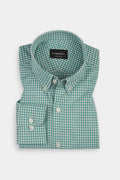 Teal Green Gingham Shirt