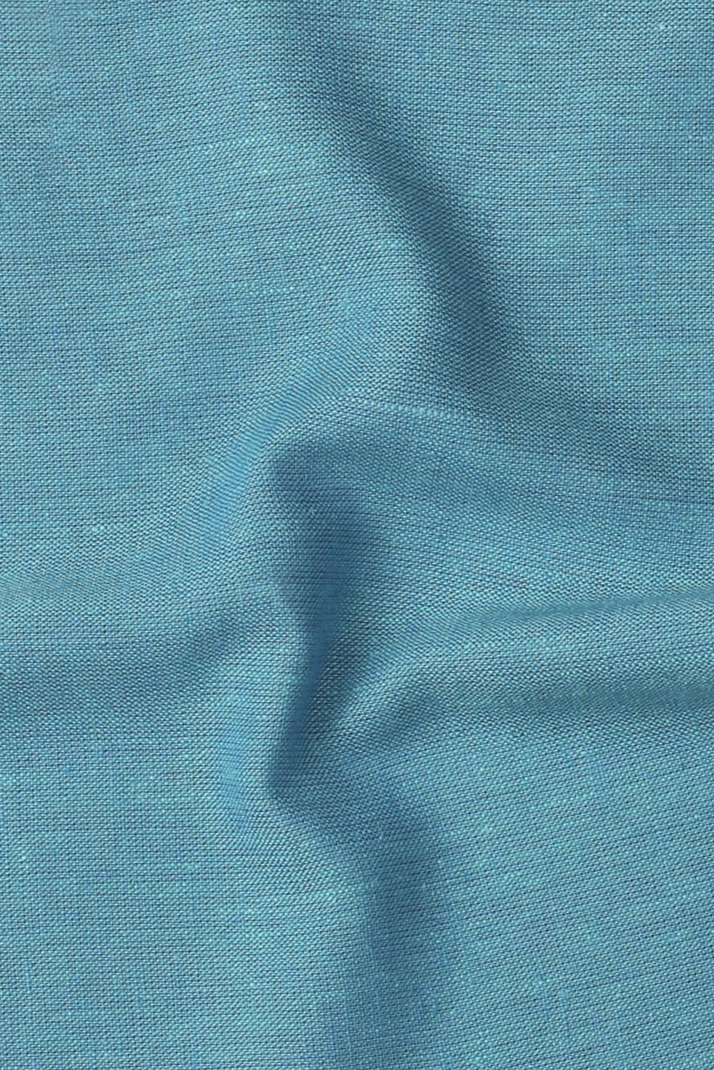 Cerulean Blue Irish linen