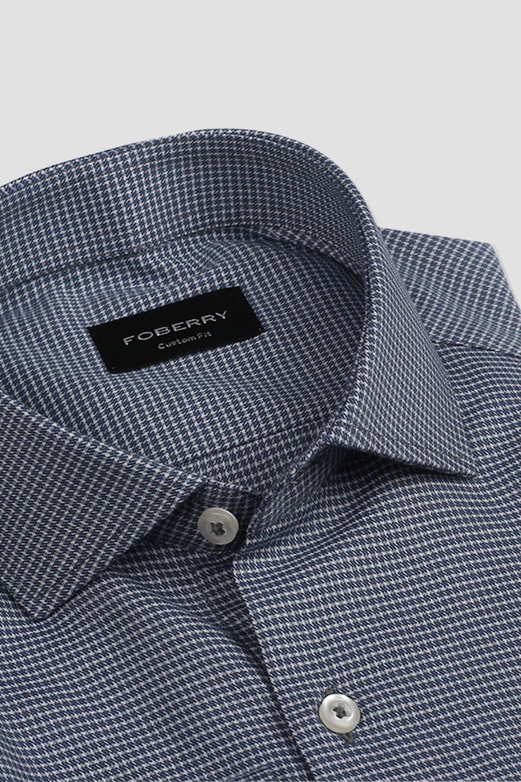 Persian Blue Checkered Shirt