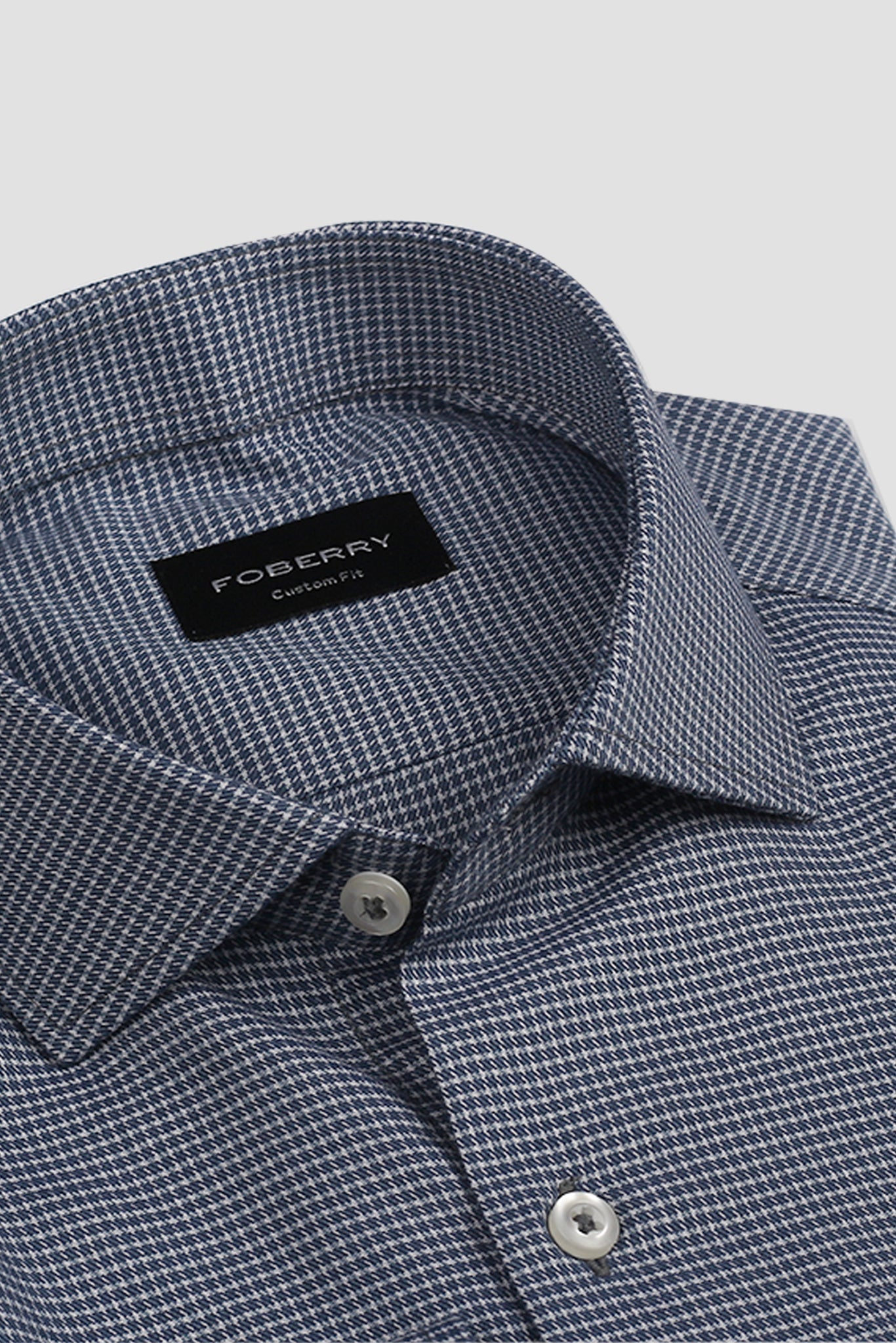 Persian Blue Checkered Shirt