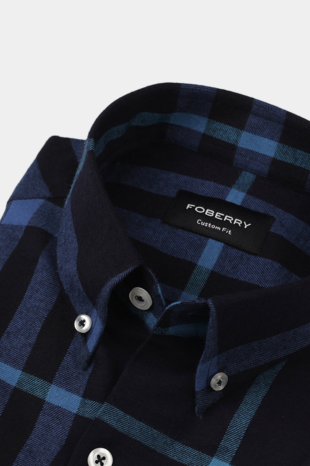Dual Blue Plaid Winter Flannel Shirt