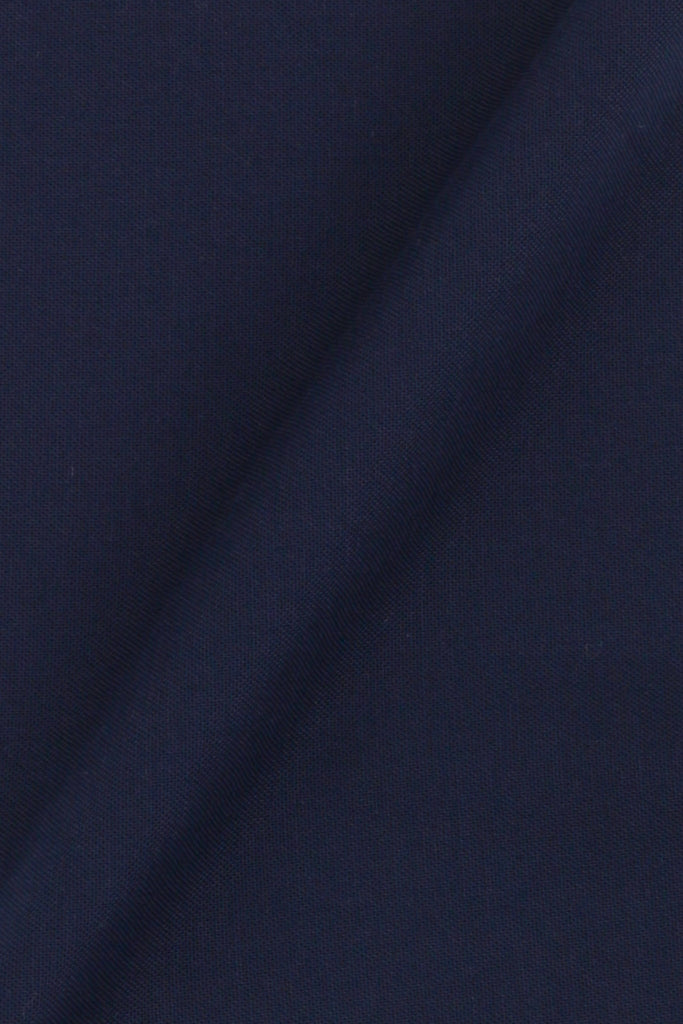 Crisp Navy Blue Oxford Shirt