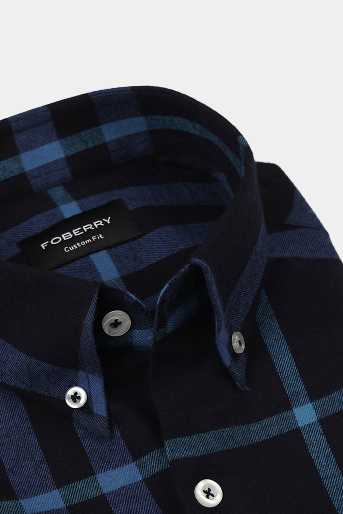Dual Blue Plaid Winter Flannel Shirt