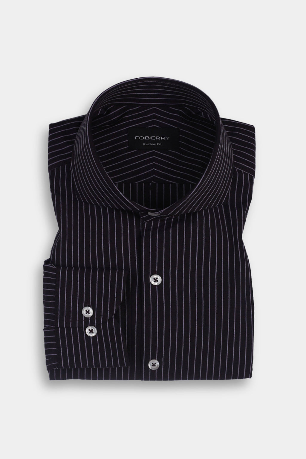 Indigo Chalk Striped Shirt