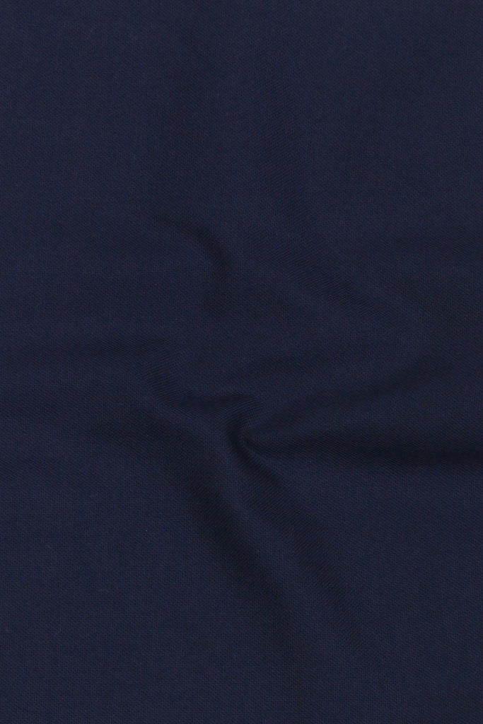 Crisp Navy Blue Oxford Shirt
