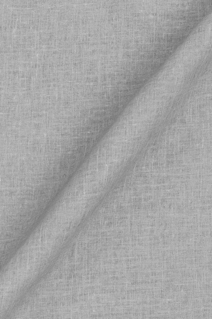 Slate Grey Featherweight Italian Linen Shirt